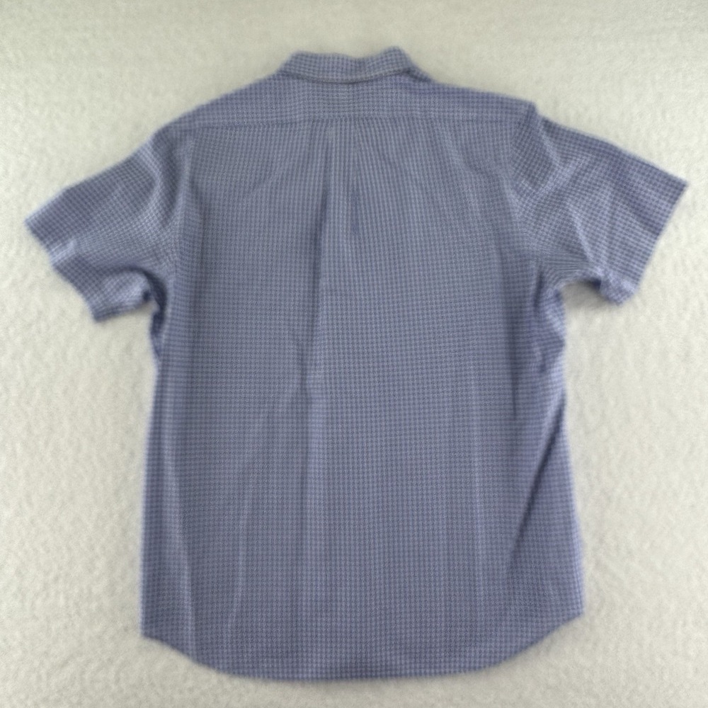 Ralph Lauren Short Sleeve Pony Button Up Shirt Mens XL Blue Plaid - Picture 8 of 11